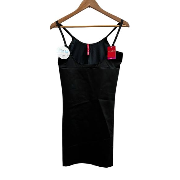 Spanx New Smart Grip Open Bust Full Slip Black Size XL Style 10178 Shapewear - Picture 3 of 12